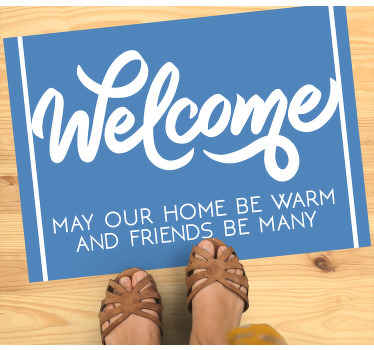 Alfombra vinílica recibidor que tu hogar esté cálido - TenVinilo