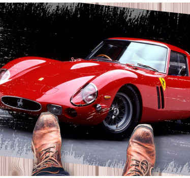 Ferrari 250 gto vintage koberec - Tenstickers
