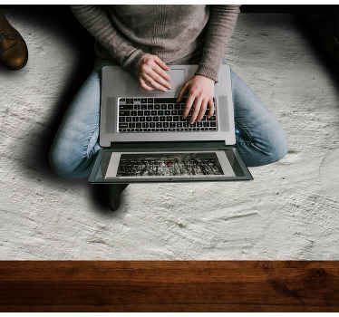 Vinyl Teppich Imitation steinoberfläche - TenStickers