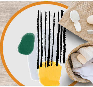 Soyut sanat geometrik kilim boyama - TenStickers