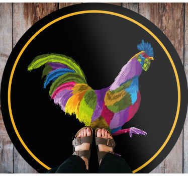 Tipu monivärinen latinalainen rakastaja eläin vinyylimatto - Tenstickers