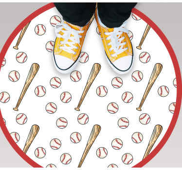 Baseball szezon móka vinil szőnyeg Játékok - TenStickers