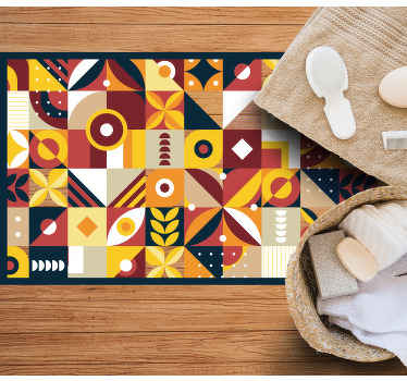 Alfombra vinílica hidráulica composiciones animadas - TenVinilo