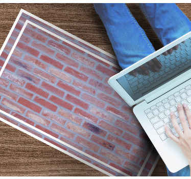 Vinyl Teppich Steinoptik ziegelmuster - TenStickers