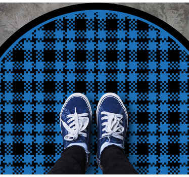 okrúhly vinylový koberec kontrolované zloženie - Tenstickers