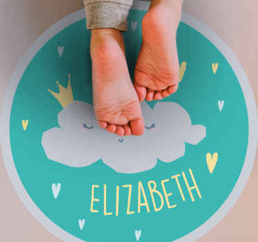 Kūdikio debesėlis vinyl kilimėlis su vardu - „Tenstickers“