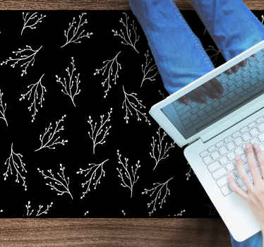 Sarte grenmønstre natur vinyl tæppe - TenStickers