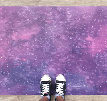 hviezdy vinylový koberec pohľad na hviezdnu galaxiu - Tenstickers