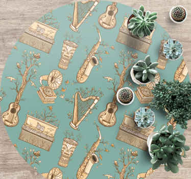 rôzne vinylové koberce pre deti harmónia hudobných nástrojov - Tenstickers