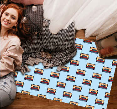 rôzne vinylové koberce pre deti retro kazetové vzory - Tenstickers