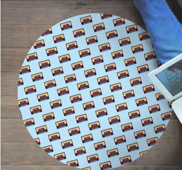 rôzne vinylové koberce pre deti koncept retro kazety - Tenstickers