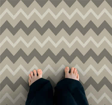 Alfombra vinílica rayas estilos de rayas chevron - TenVinilo