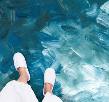 乙烯基地毯展现海洋笔触之美 - TenStickers