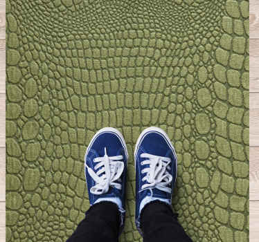 Vinyl Teppich Textur krokodilleder-effekt - TenStickers