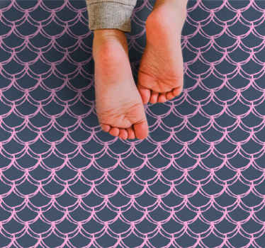 Alfombra vinílica estrellas elegante patrón estrellado - TenVinilo