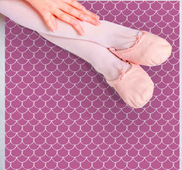 Tapete vinílico outras texturas escama de sereia rosa - TenStickers
