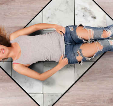 Tapis vinyle marbre effet de marbre - TenStickers