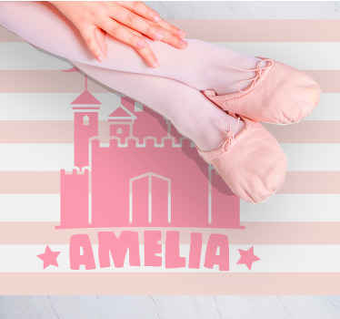 rôzne vinylové koberce pre deti zákazka s tematikou hradu - Tenstickers