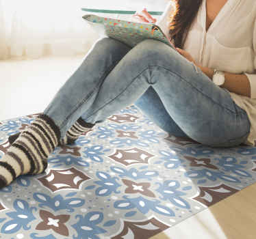 Tapis vinyle carreaux Coureur cuisine vleteren - TenStickers