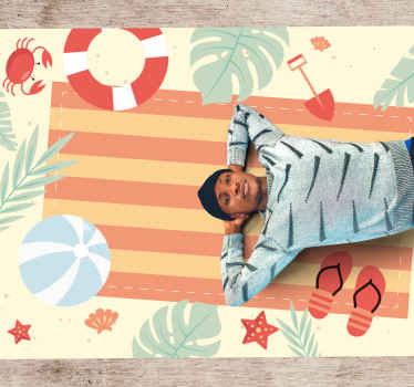 rôzne vinylové koberce pre deti letná atmosféra - Tenstickers