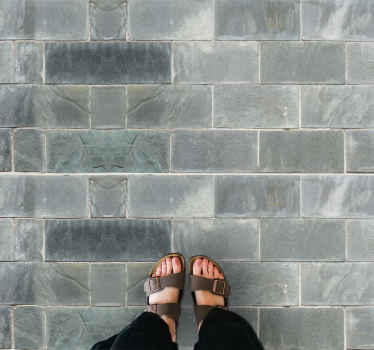 Vinyl Teppich Steinoptik glattes schiefer-finish - TenStickers