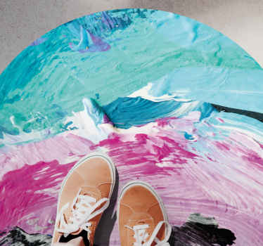 Tapete vinílico outras texturas redemoinho abstrato vibrante - TenStickers