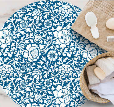 Virágmintás stílus vinil szőnyeg virágok és növények - TenStickers