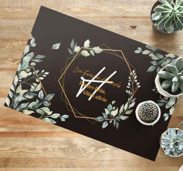 Vinyl Teppich Eingang personalisiertes familienzitat - TenStickers