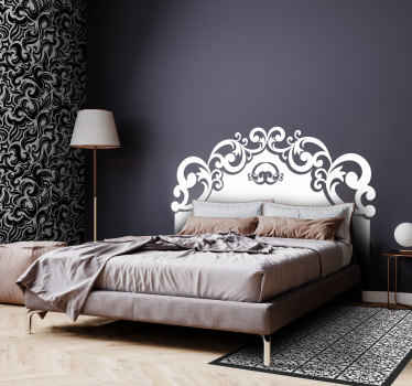 Tapis vinyle cuisine carrelage gothique noir et blanc - TenStickers