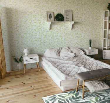 Alfombra vinílica dormitorio fondo natural - TenVinilo