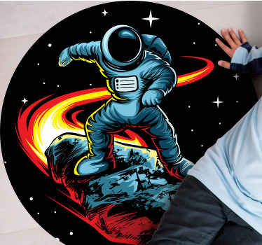 Alfombra vinílica estrellas aventura cósmica - TenVinilo
