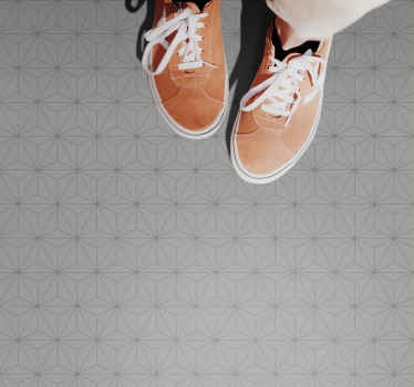 Vinylteppich modern Graue betondreiecke - TenStickers