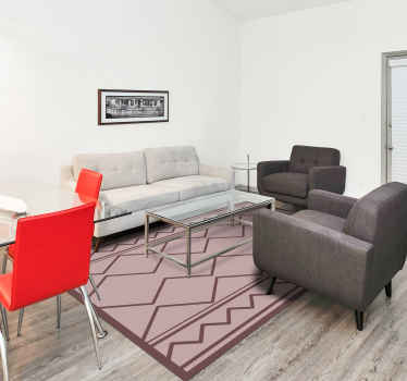 Alfombra vinílica nórdica tonos pastel - TenVinilo