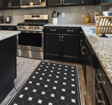 Vinyl tegelkleed vintage bistro stijl - TenStickers