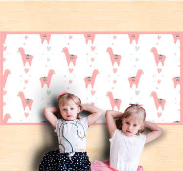 Vinil podovi rasadnici ljubavni uzorak lame - TenStickers