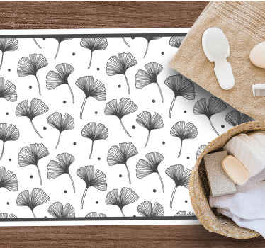 Inspiration til ginkgoblade natur vinyl tæppe - TenStickers