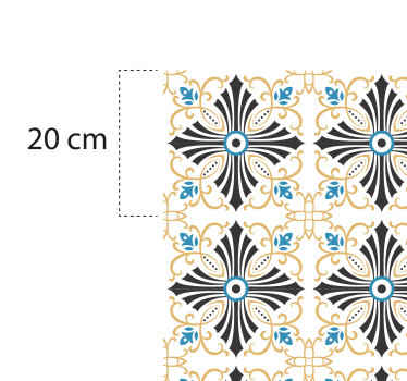 Vintage cross spiral design vintage rug - TenStickers