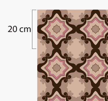 Vinyl Teppich Wohnzimmer mosaikfliesenmuster - TenStickers