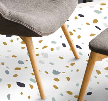 Tapete de textura terrazzo estilo nórdico - TenStickers