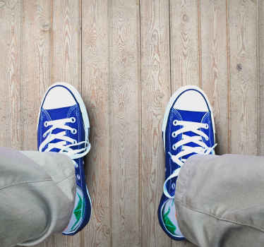 Vinil podovi efekt drva svijetlosmeđe daske - TenStickers