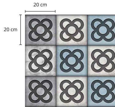 Barcelona vinyl fliesen modernen vinyl teppich - TenStickers