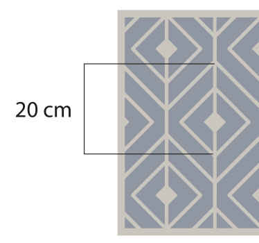 Alfombra de vinilo geométrica moderna - TenVinilo