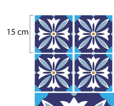 mosaïque Helena runner mosaic floor tiles - TenStickers