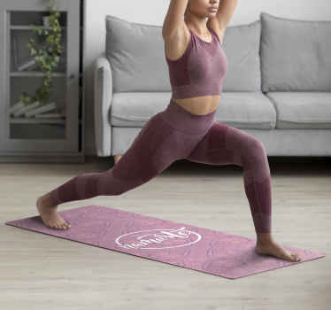 Tapis vinyle citation yoga namasté - TenStickers