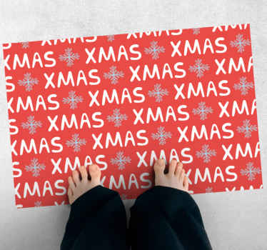 Tappeto Vinile Natale modello natalizio festivo - TenStickers