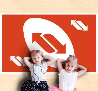 Alfombra vinílica juegos movimiento direccional - TenVinilo