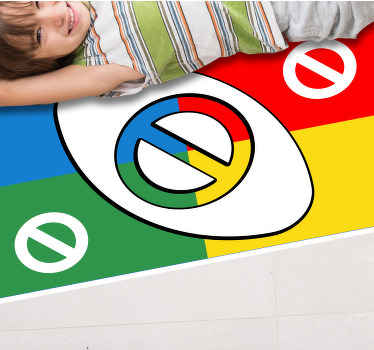 rôzne vinylové koberce pre deti farebné kruhové tvary - Tenstickers