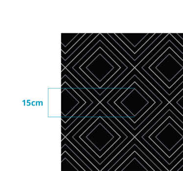 Geometrik zarif çizgiler geometrik kilimler - TenStickers