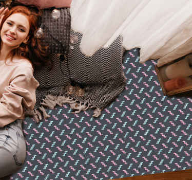 rôzne vinylové koberce pre deti farebné vlnité tvary - Tenstickers