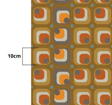 Vinil podovi berba retro blokovi u boji - TenStickers